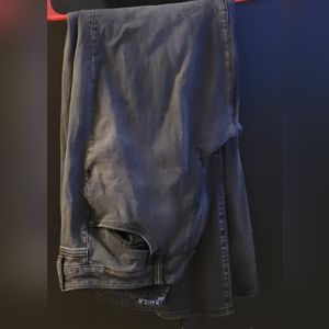 ☆AMERICAN EAGLE OUTFITTERS SIZE 16 LONG CHARCOAL GRAYISH BLACK JEANS☆